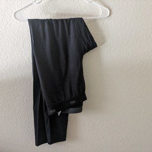 REI Black 100% Merino Wool Base Layer Leggings Size Medium